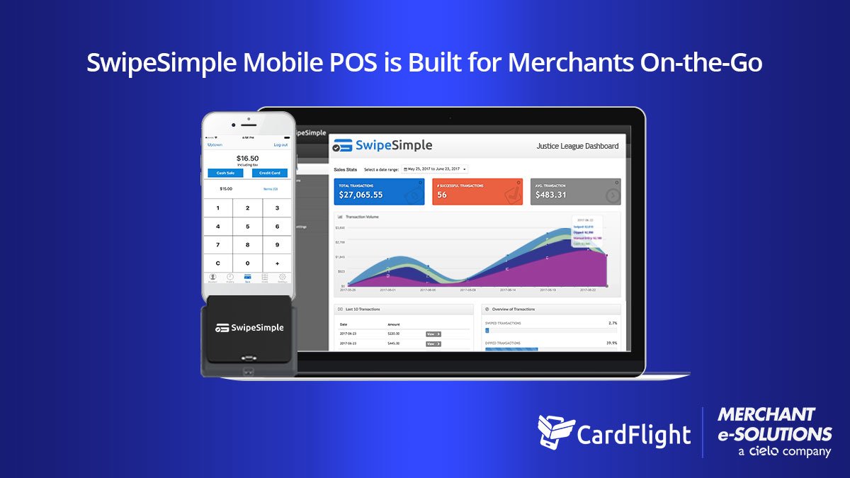 CardFlight's tweet photo. Merchant e-Solutions Partners with CardFlight to Offer SwipeSimple #EMV #mPOS Solution to #Merchants https://t.co/elXxngYdPj https://t.co/rtoQWor3ZX