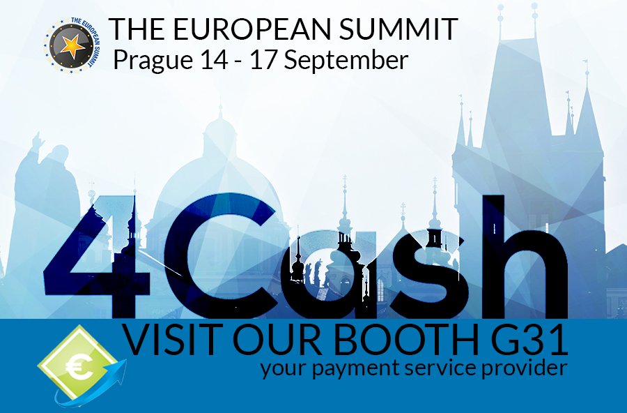Psp4cash's tweet photo. 4Cash team is ready, see you in Prague @TheEuroSummit ! #TES #4cashteam https://t.co/HbCnKe9FAn