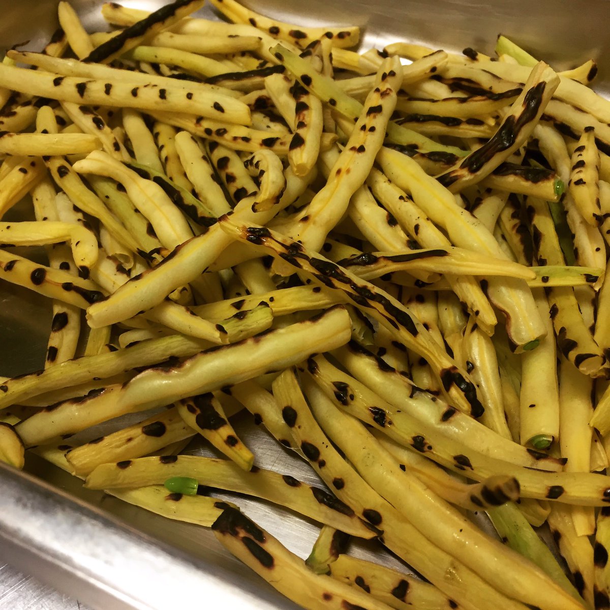 Grilled beans for lunch menu