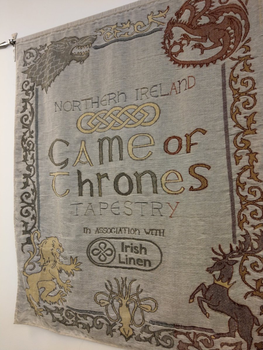 Now to unveil the Game of Thrones tapestry tour. This may take a while.