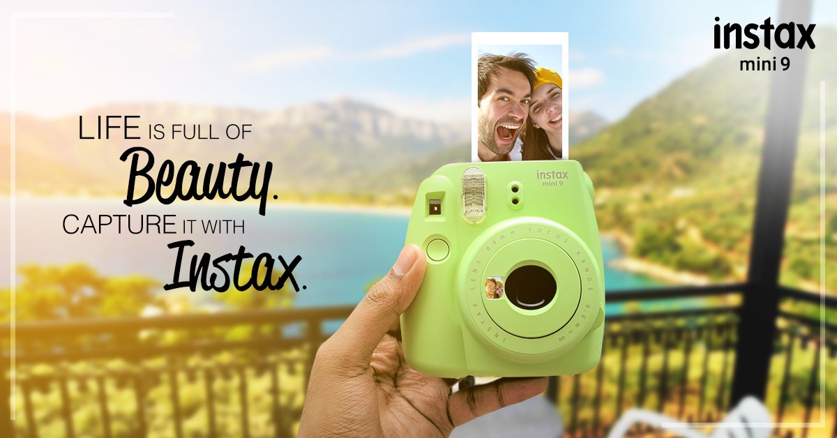 Fujifilm_India's tweet photo. #Mini9 lets you adjust brightness, to capture beauty around you with a softer impression.
#Fujifilm #GetCloseWith9  #Instaxicated https://t.co/ZT0WN7h4Wr