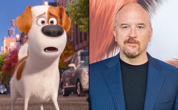 Happy 50th Birthday to Louis C.K.! The voice of Max in The Secret Life of Pets.  