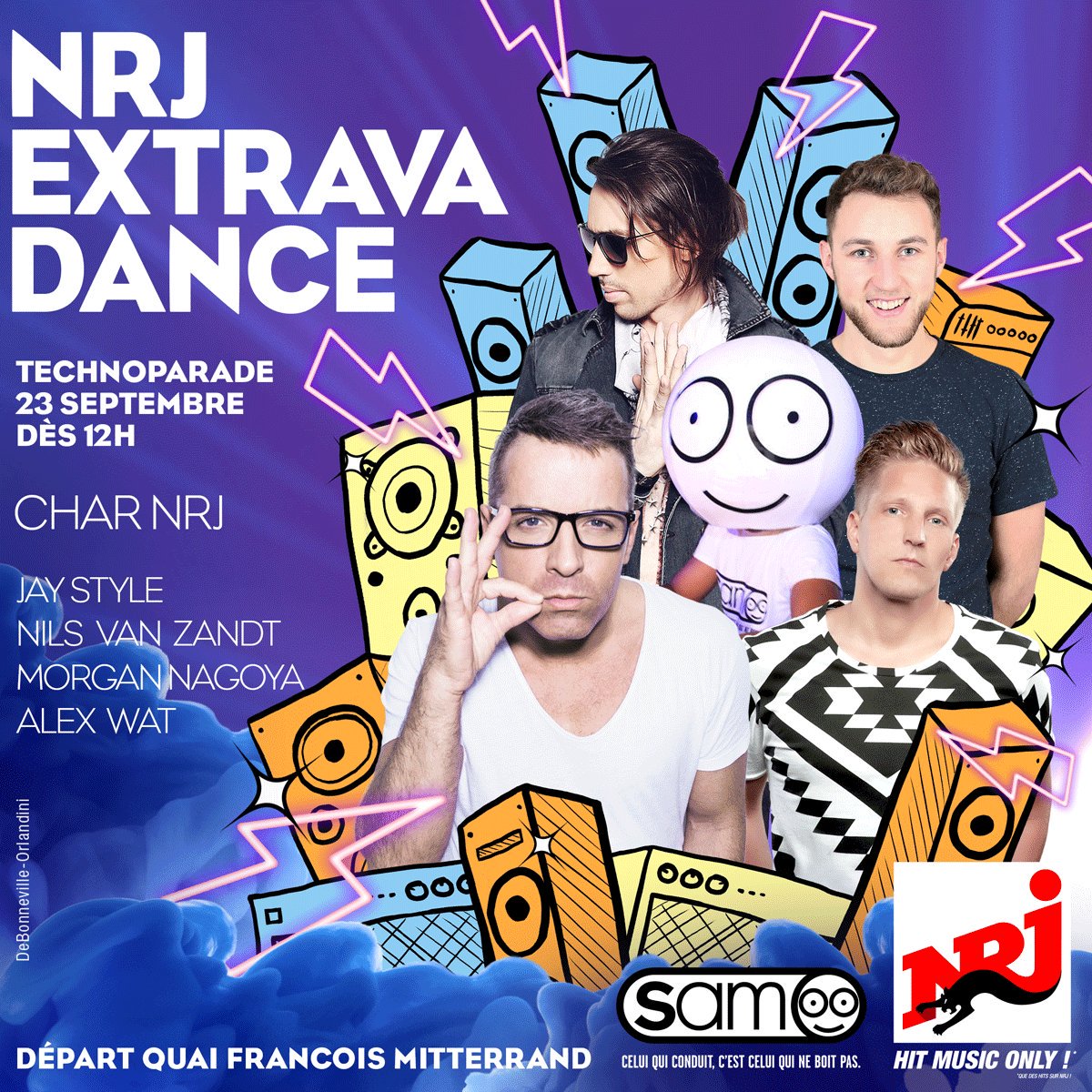 NRJ DJ Awards (@nrjdjawards) on Twitter photo On vous prépare un char de ouuuuffff avec <a href="/Samleconducteur/">Sam le conducteur</a> pour la #TechnoParade2017 ! 🙌😍
RDV le 23 septembre 🎉 #TechnoParadeAvecNRJ On vous prépare un char de ouuuuffff avec <a href="/Samleconducteur/">Sam le conducteur</a> pour la #TechnoParade2017 ! 🙌😍
RDV le 23 septembre 🎉 #TechnoParadeAvecNRJ