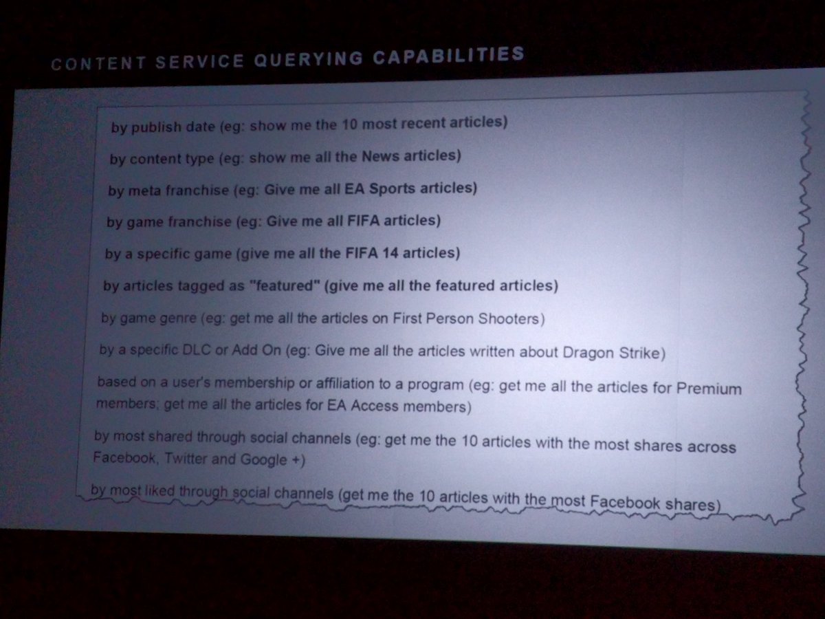 wordliftit's tweet image. Here are the questions @EA needed to answer to &apos;future proof&apos; their content management system #contentmodel @SemanticsConf #semantics2017