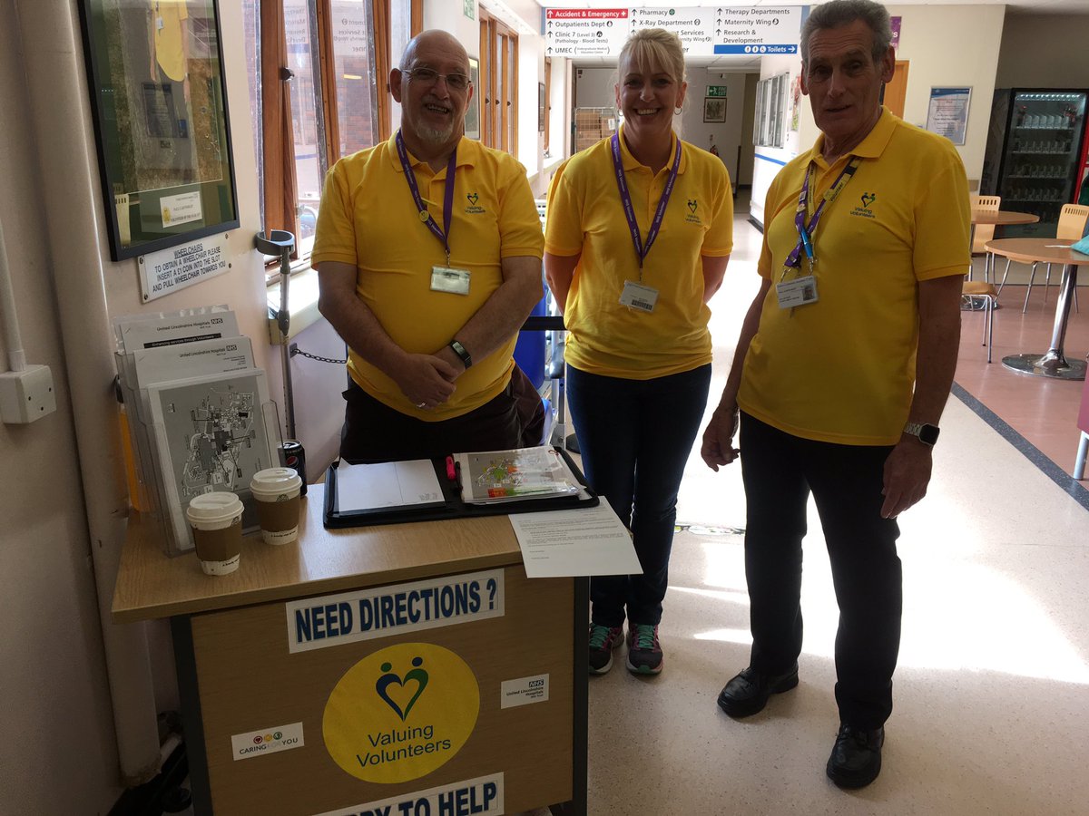 Our corridor guide volunteers helped an amazing 197 patients/visitors at Lincoln County Hospital yesterday. 👍🏻