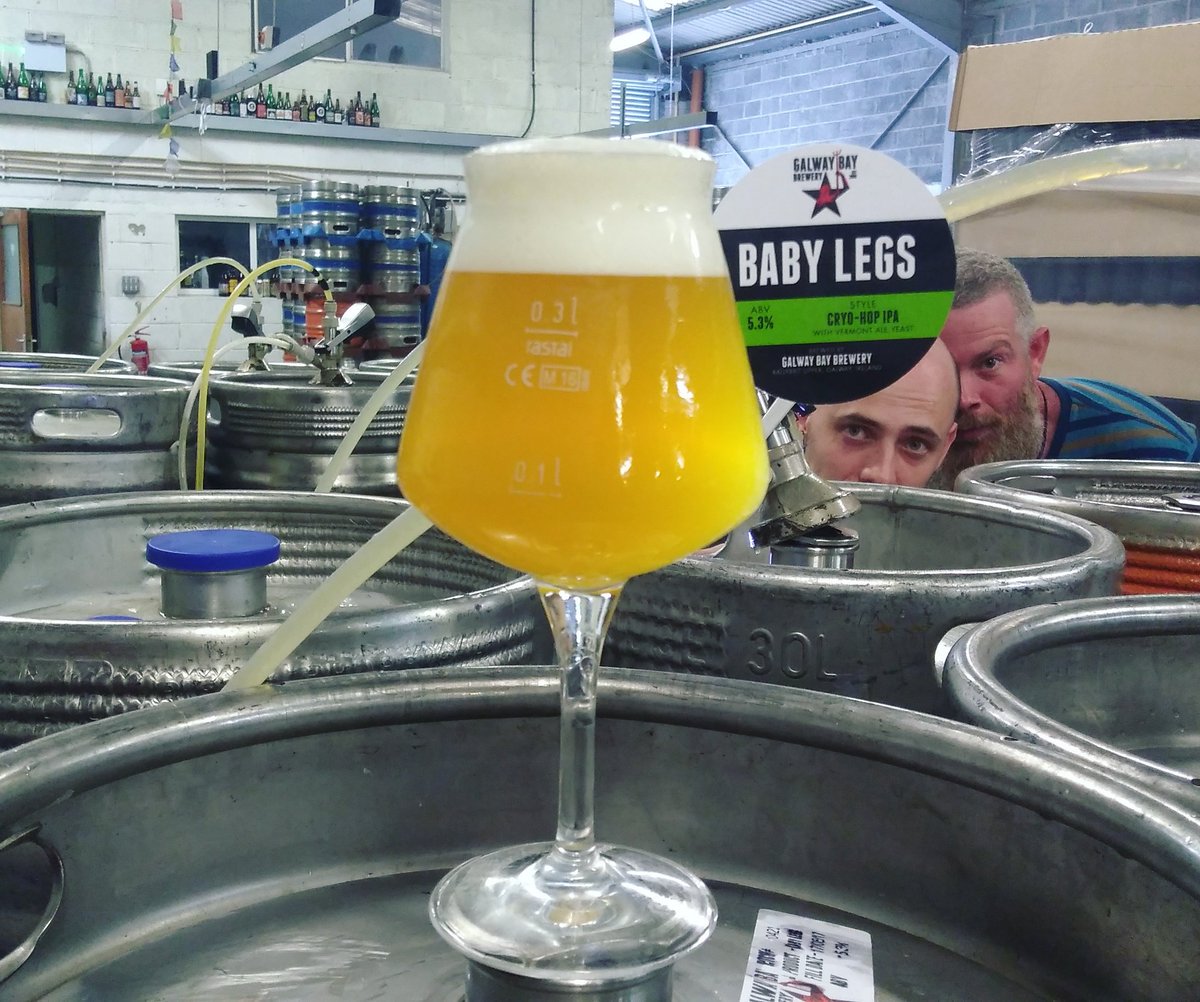 One of my favourites from the <a href="/GreatIrishBF/">Great Irish Beerfest</a> , now pouring <a href="/galwaybeer/">Galway Bay Brewery</a> #babylegs Cryo-Hop IPA . Words can't describe it, just try it