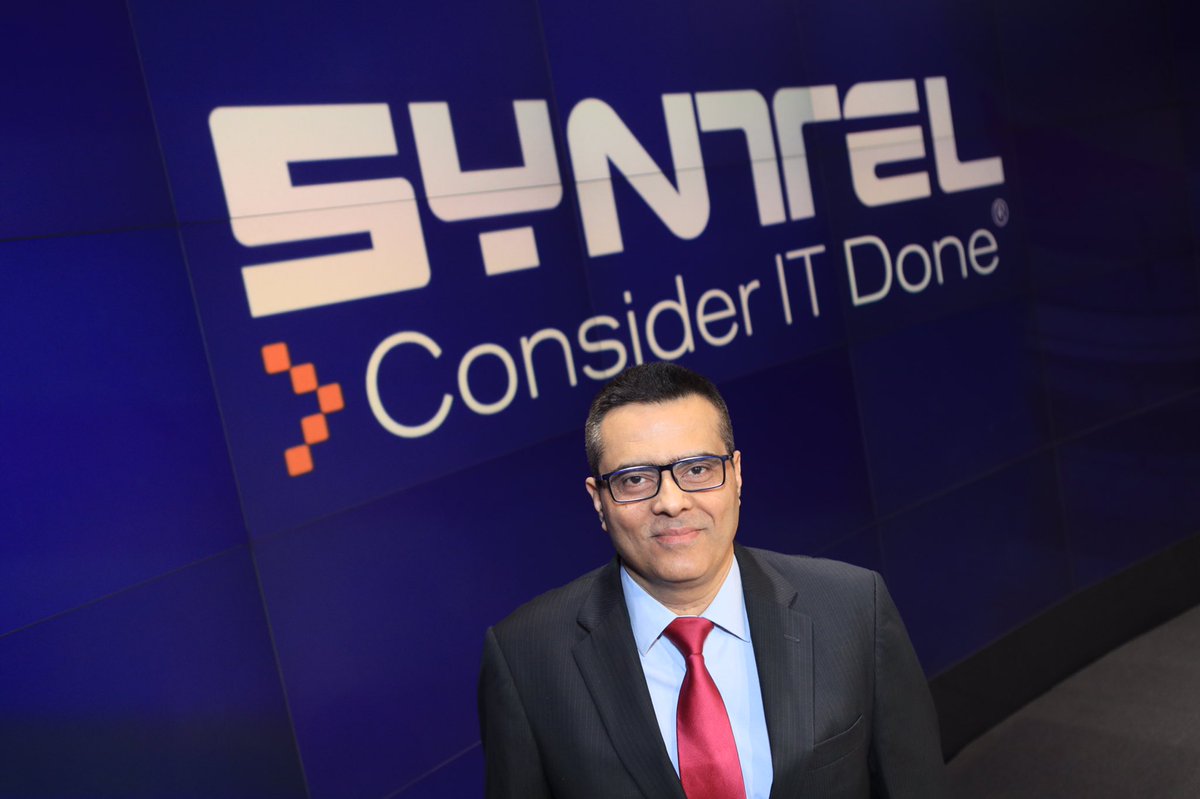 NasdaqExchange's tweet photo. .@SYNTEL rings the @Nasdaq Opening Bell in celebration of their 20 year listing anniversary! 🛎🎉 $SYNT https://t.co/a49M4DK8R6