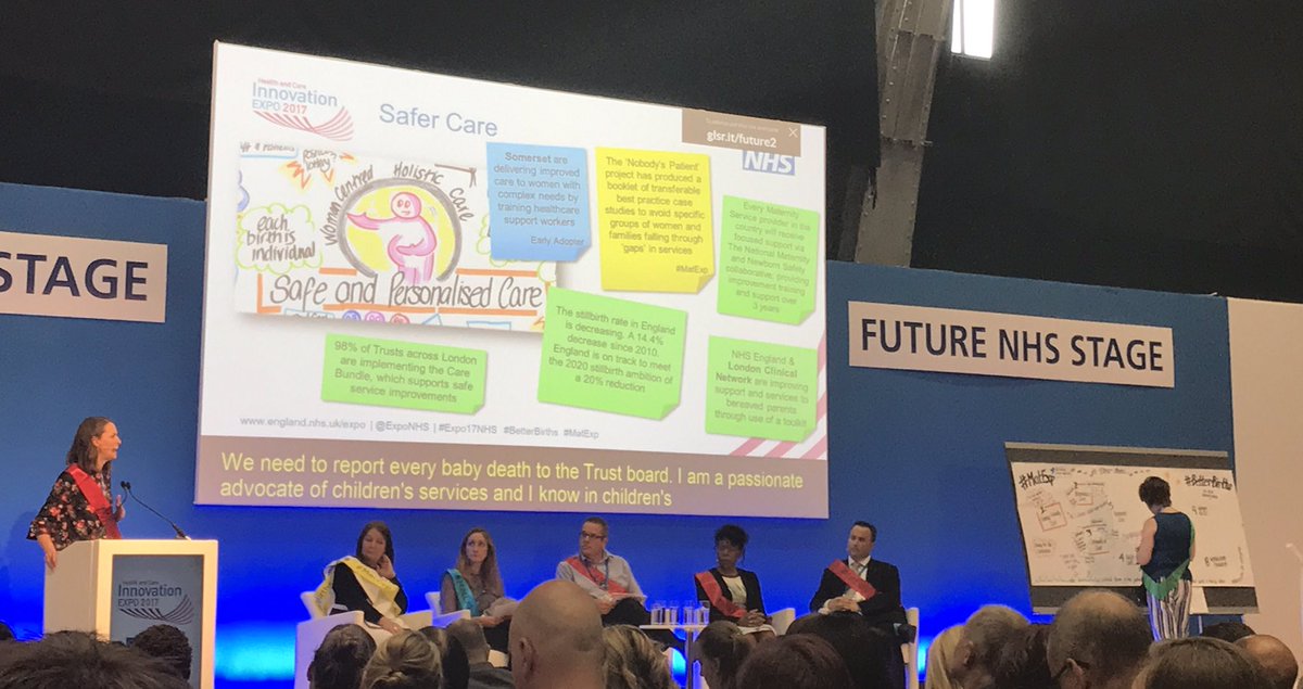 Hearing from @BWCHBoss about why Safe and Personalised #maternity care matters #MatExp #powerfulstories @ExpoNHS