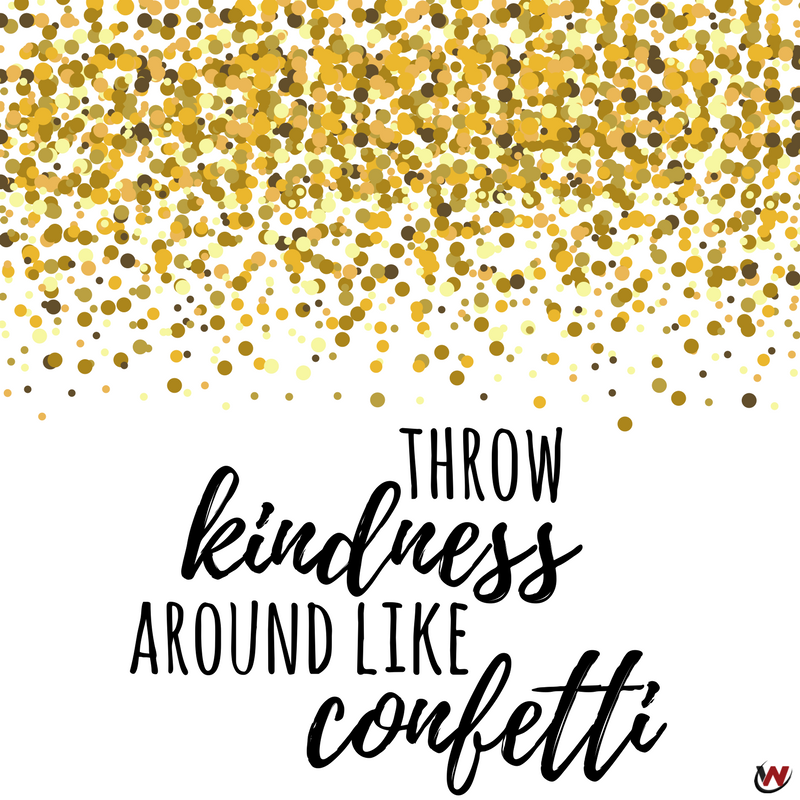 widenet's tweet photo. It's #NationalDayofEncouragement - Throw some #kindness around today! https://t.co/qbtEe4niFl