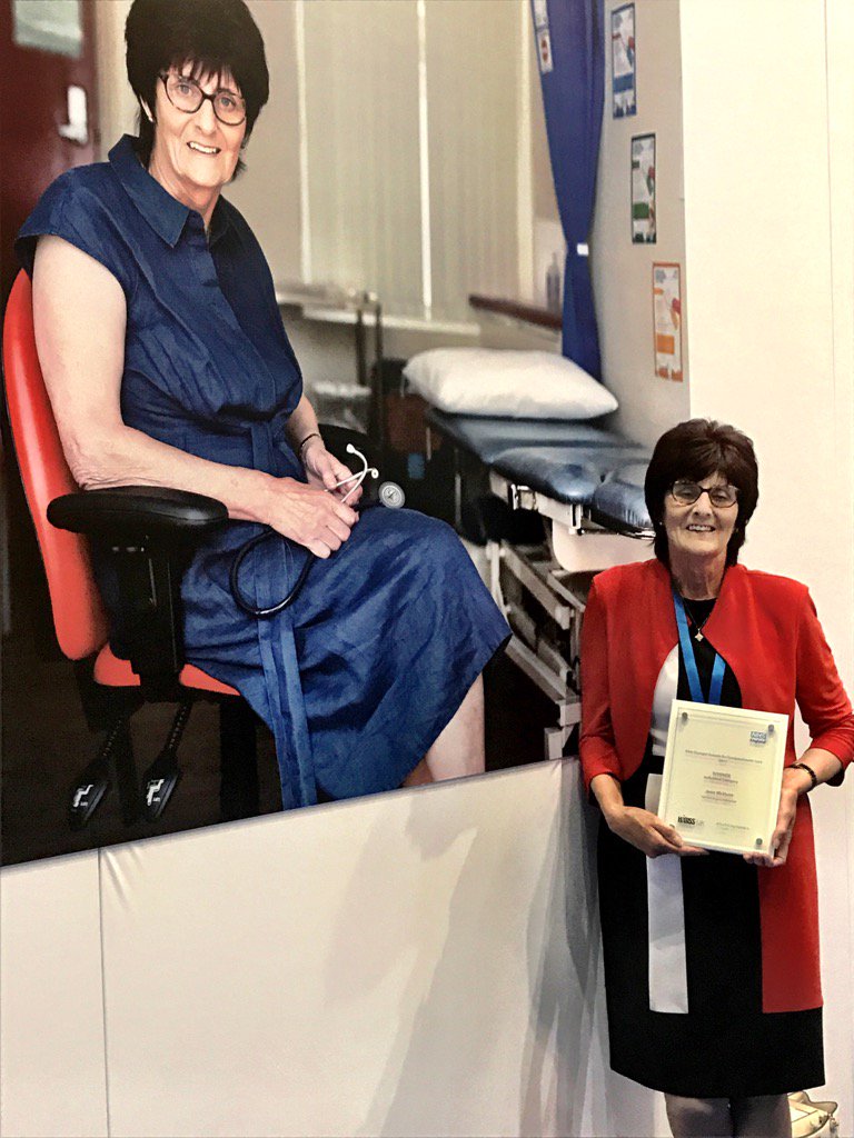 Congratulations to Jean McVann for winning the #kategranger award for compassionate care! From a very proud team at Gateway Primary Care x