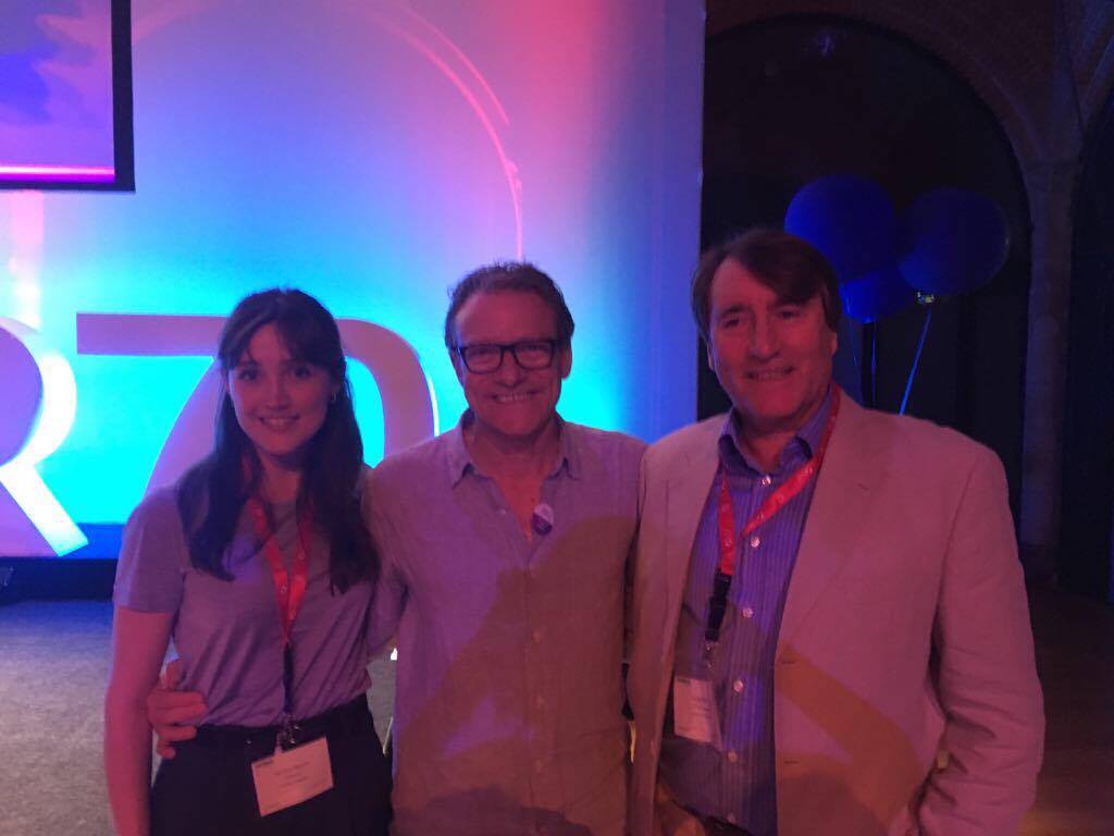 ExterionMediaUK's tweet photo. Here's our Head of Research & @CogResearch's Rob Ellis w/ John Kearon at #ESOMAR Congress, after presenting our #EngagementZone research https://t.co/Ku3fuyxZkD