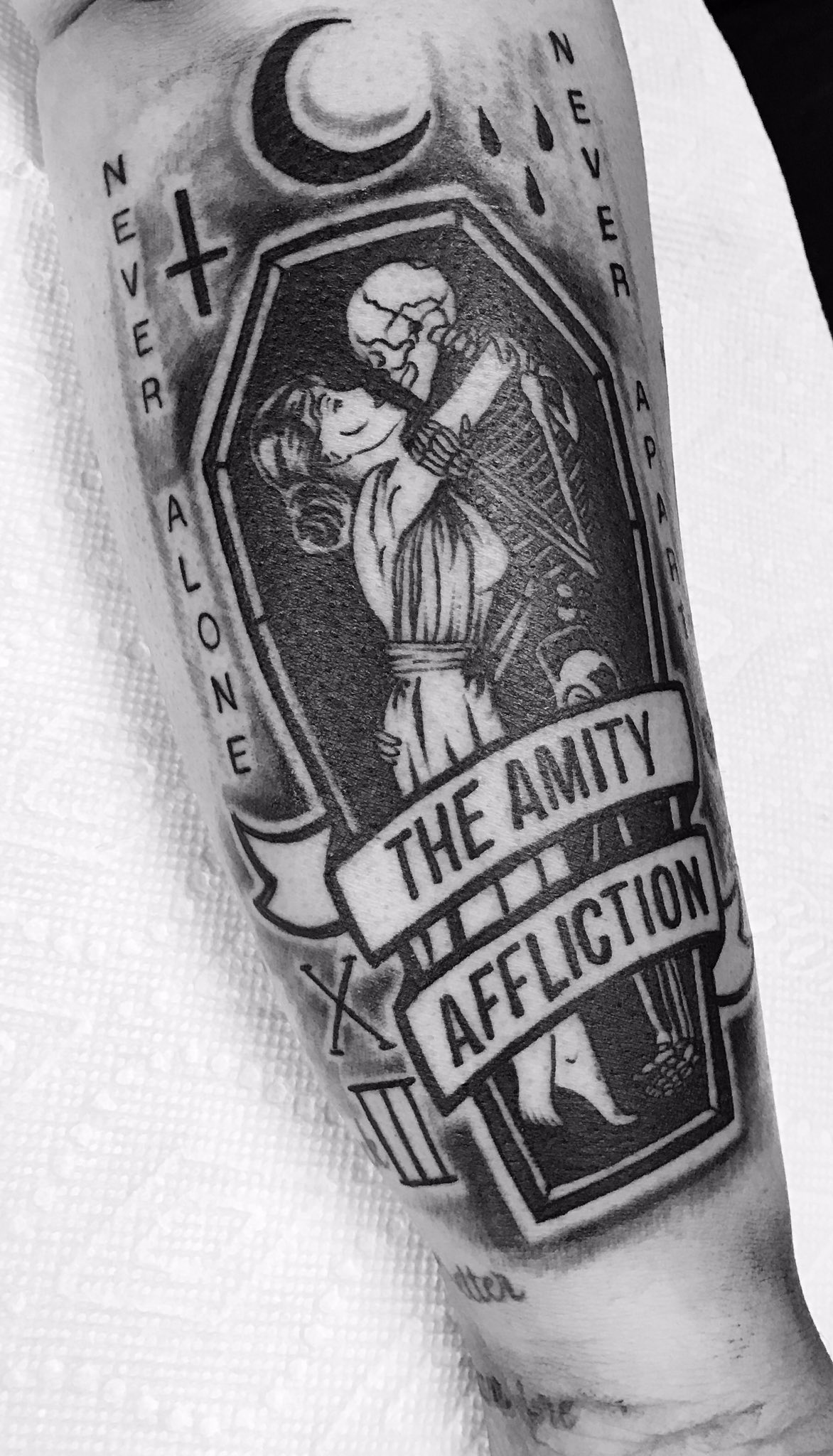 Tshirt The Amity Affliction Roadrunner Records Tattoo Merchandising  Tshirt tshirt ink png  PNGEgg
