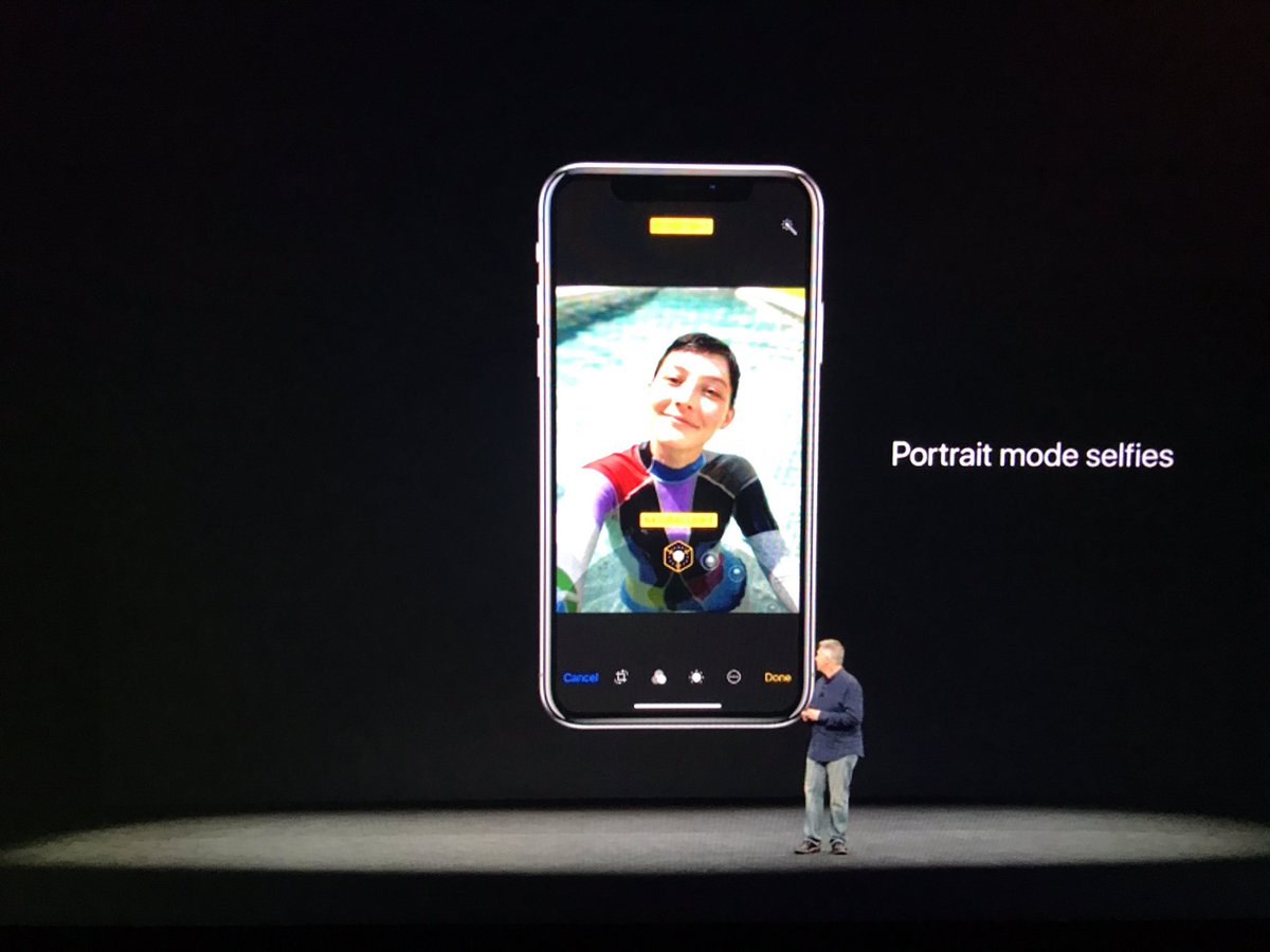 techr_r's tweet image. Portrait mode at front camera