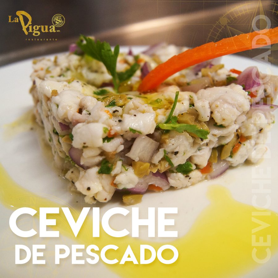 En #LaPigua somos los expertos en mariscos, te recomendamos nuestro #CevicheDePescado te encantará 👌
#LaPiguaCampeche  #DeliciasDelMar