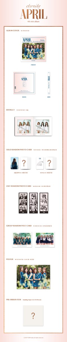 APRIL_DSPmedia's tweet photo. [Notice]
2017.9.20 Wed
APRIL "eternity"
Album User Guide
- 13일 오후 2시부터 각 음반 판매 사이트에 공개될 예정입니다
#APRIL #eternity #손을잡아줘 https://t.co/EmVEpgrC1w