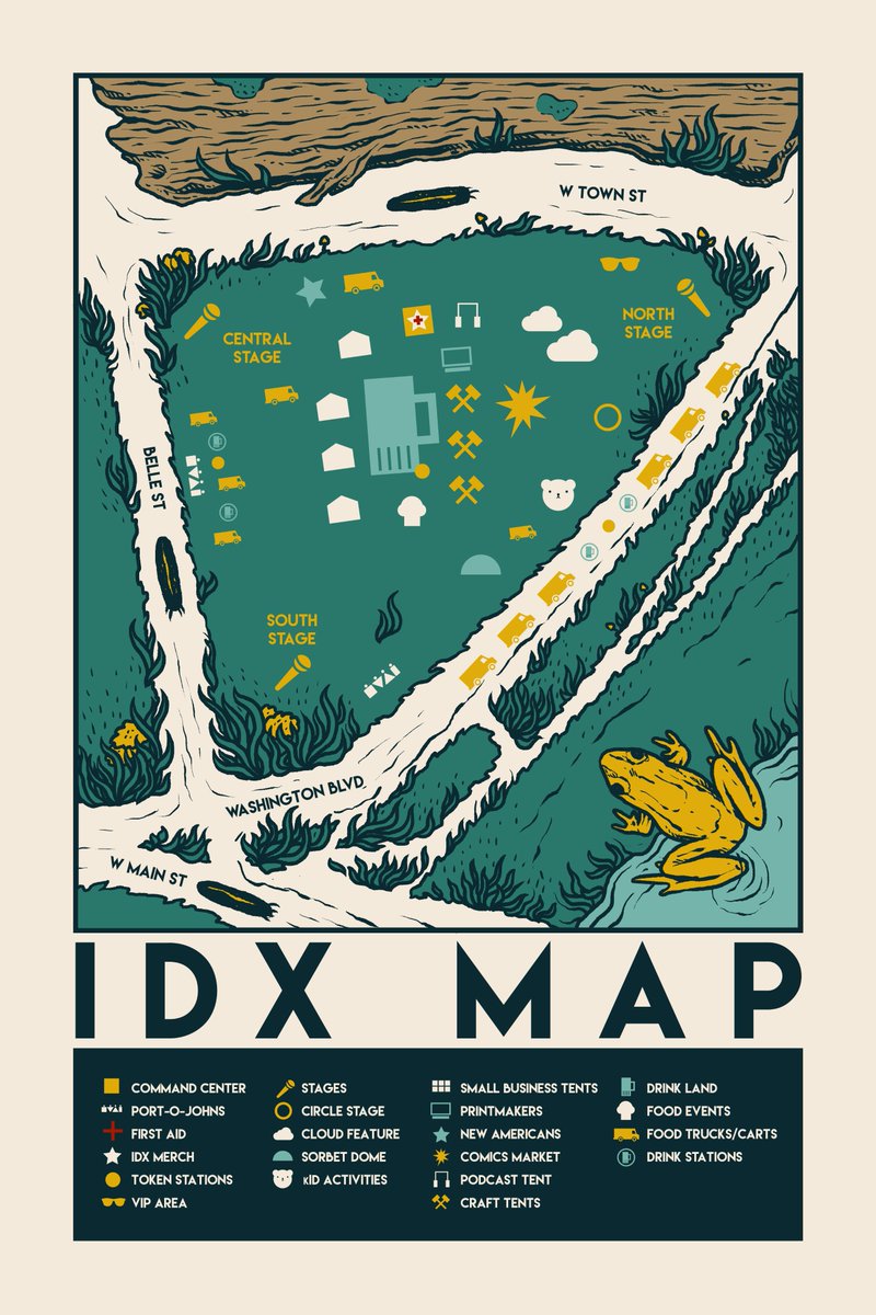 A good adventure always has a map, and ID is always an adventure!