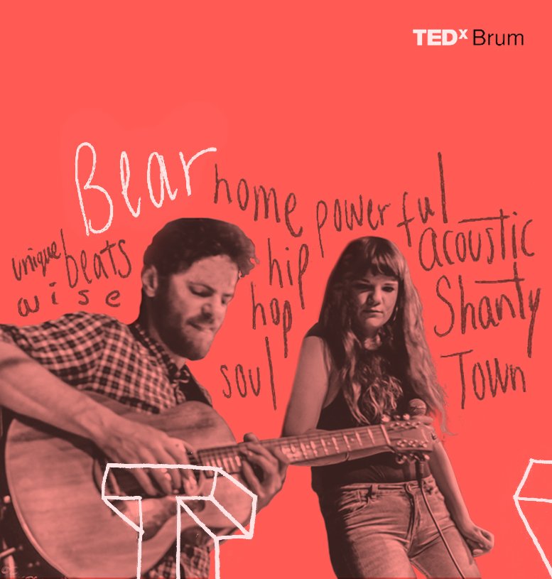 TEDxBrum's tweet photo. #TEDxBrum 2017 PERFORMER: Wolverhampton vocalist &amp; French multi-instrumentalist duo @followBEARmusic: https://t.co/wPDAxWLteo #Perspectives https://t.co/qZkUiSpJcN