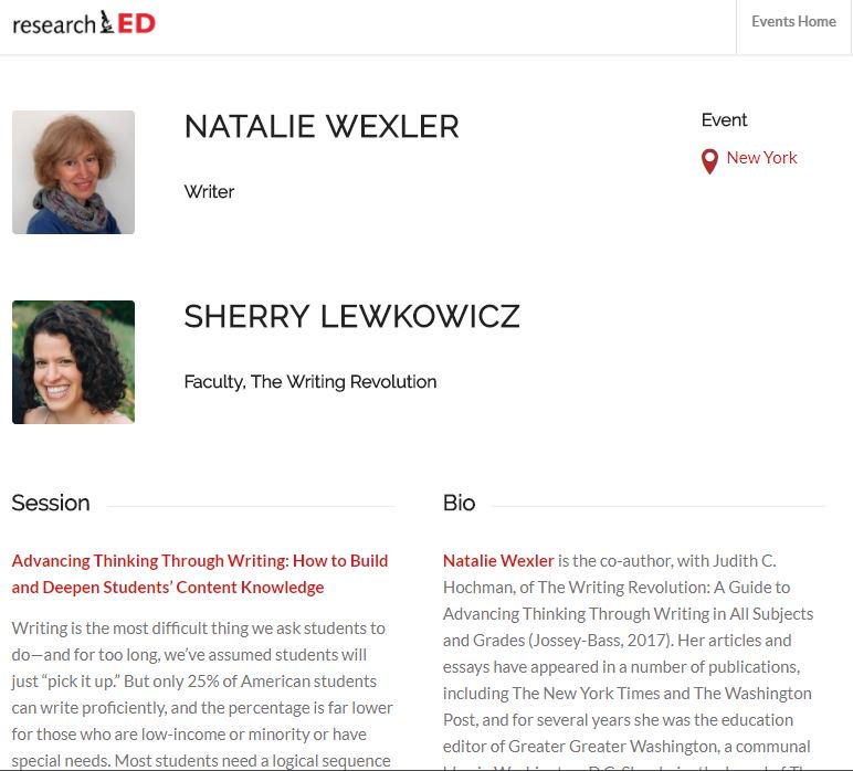 researchED US (@researched_us) on Twitter photo Need ideas for literacy instruc? See #rEDNY!
<a href="/markseidenberg/">Mark Seidenberg</a>, <a href="/ColleenDriggs/">Colleen Driggs</a>, <a href="/natwexler/">Natalie Wexler</a> & S Lewkowicz!
Info, tix: researched.org.uk/event/research… Need ideas for literacy instruc? See #rEDNY!
<a href="/markseidenberg/">Mark Seidenberg</a>, <a href="/ColleenDriggs/">Colleen Driggs</a>, <a href="/natwexler/">Natalie Wexler</a> & S Lewkowicz!
Info, tix: researched.org.uk/event/research…