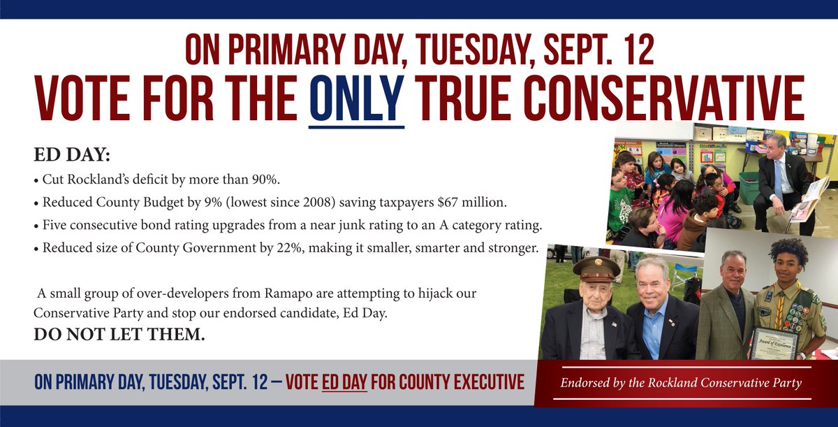 ElectEdDay's tweet image. It's Primary Day in NY! Polls are open until 9:00 pm.

To look up where your polling place is:
vic.ntsdata.com/rocklandboe/po…