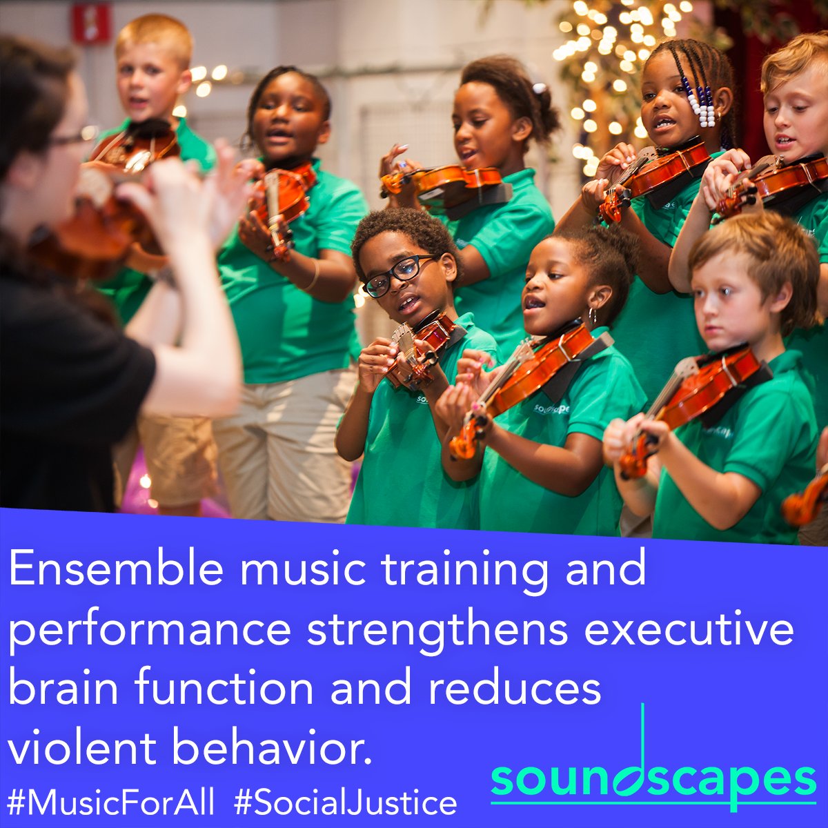 Learn more about Soundscapes ---> ow.ly/70fE30ez5nd #Soundscapes #SocialJustice #MusicForAll #ElSistemaUSA