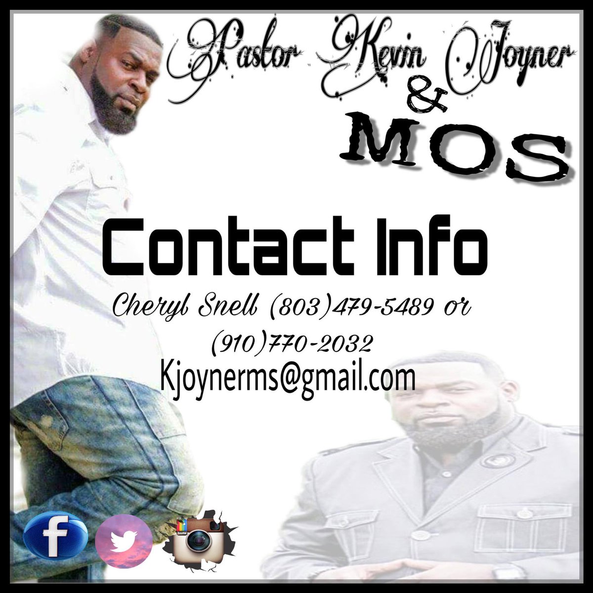 kjoynerms's tweet image. 🚨🚨🚨🚨🚨 
‼️‼️BOOK Pastor Kevin Joyner &amp;amp; MOS TODAY‼ 
We Would Love To Minister In Your City!!!