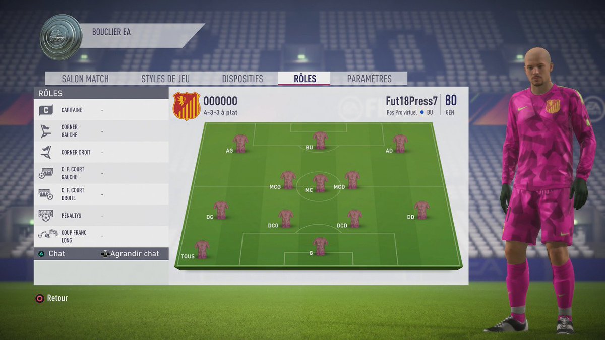 FatMat91HD's tweet photo. Interface club pro ! 
La vidéo avec les explications sortira demain soir 

#FIFA18 https://t.co/vsyMbsVLs5
