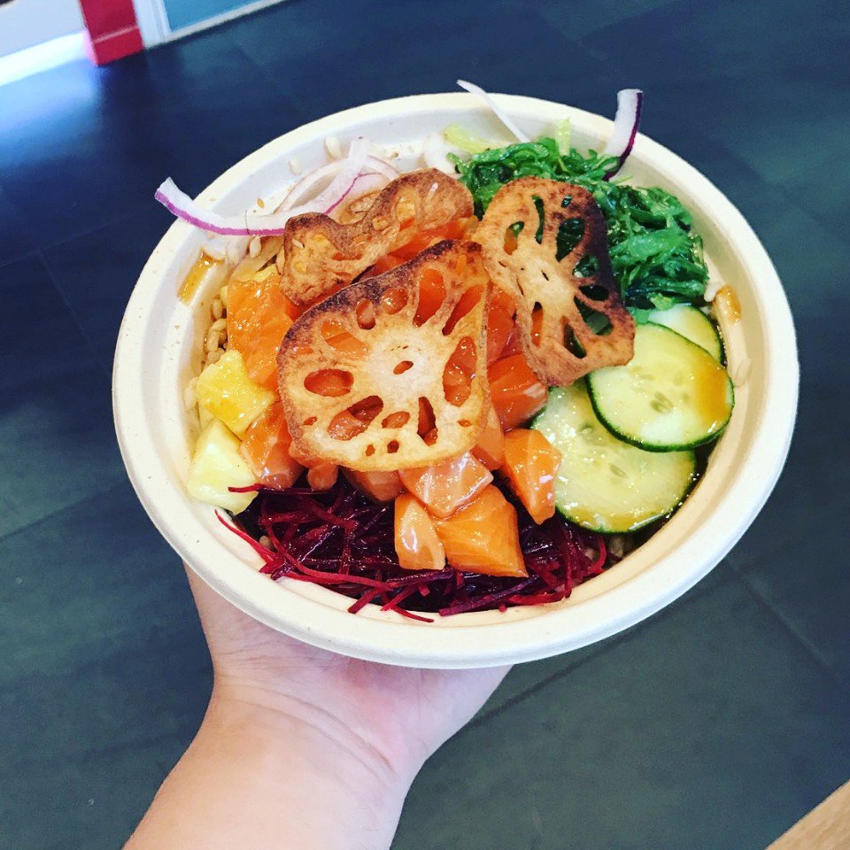 #tuesdaymotivation : eat healthy &amp; be productive.
#pokerice #ricebowl #pokericenyc #newyork #foodie #foodporn #healthyfood #tasty #freshfood