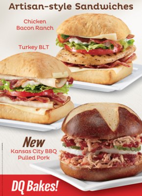 #Lunch cravings? We've got you covered! Stop in for a delicious Artisan Style #Sandwich! #DQ