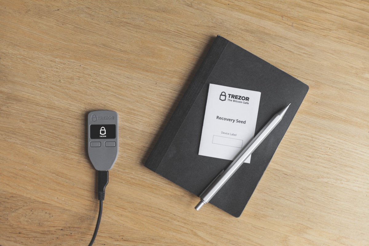Trezor's tweet image. Because it is the original hardware wallet, fully open-source, audit-able and verifiable. #SecurityMadeEasy

#WhyTREZOR