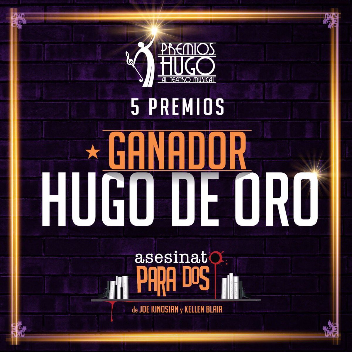 A huge congrats to <a href="/asesinatopara2/">asesinatoparados</a> (#MurderForTwo in Buenos Aires) for taking home Best Show of the Year last night!