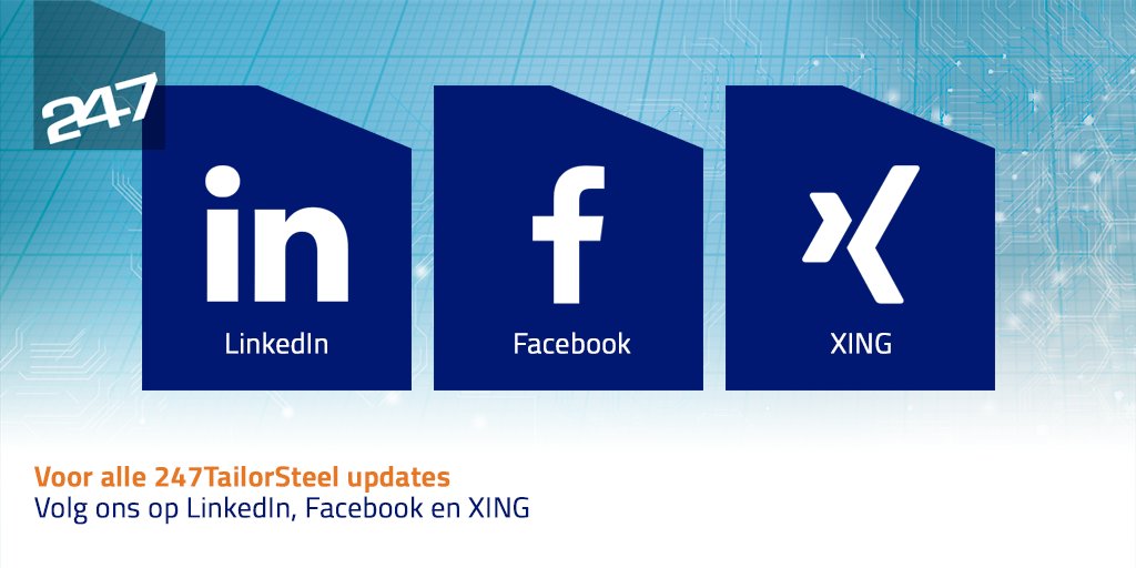 Volg ons op #LinkedIn bit.ly/2wERb6r #Facebook bit.ly/2wFdokL en #XING bit.ly/2ffBCZD voor al onze updates!