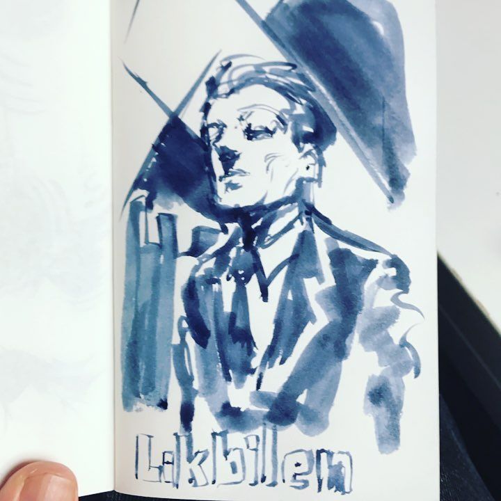 Karsteinvolle's tweet photo. Character sketch #kuretakebrushpen #comics #prepwork #muffens https://t.co/g1LpKFf5eD https://t.co/vIBtZUJlIy