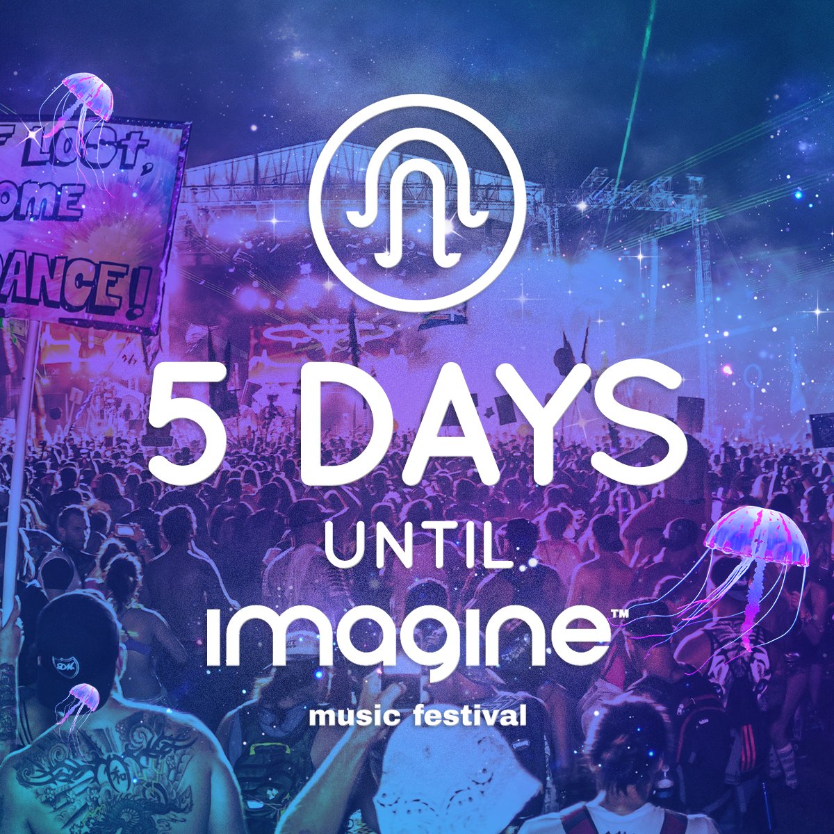imaginemusicfes's tweet photo. We're down to just 5️⃣ DAYS until #IMF2017! Who are you most excited to see?! Peep the lineup &amp; last minute tix here https://t.co/c93XfCA9vD https://t.co/eudGAJkS8Z