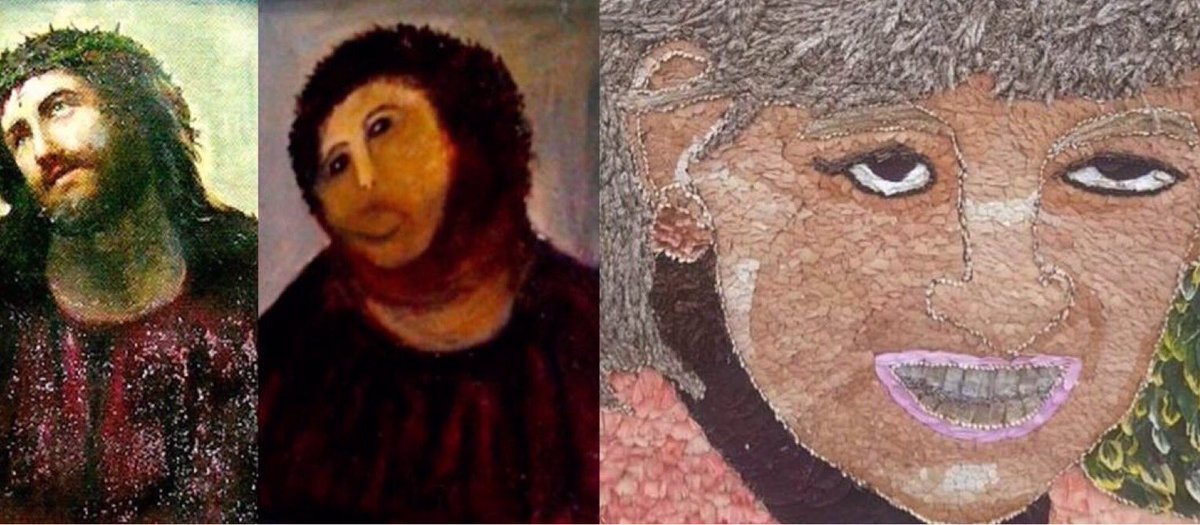Jesus artist strikes again! Diana, the new victim.

bbc.co.uk/news/uk-englan… #art #jesus #muppets #PrincessDiana #diana