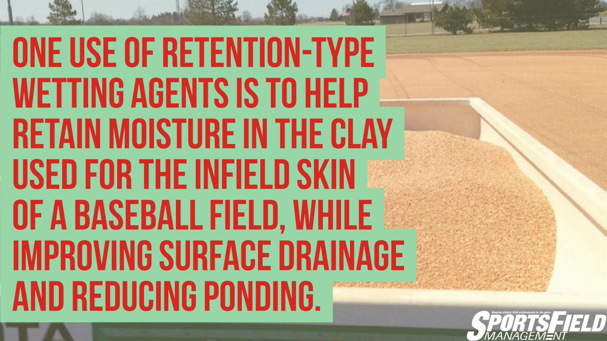 SFM_Magazine's tweet image. There are, in fact, wetting agent-infused calcined clay products on the market for this purpose. #TurfHealthTuesday