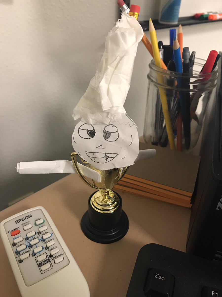 MrBurns_bhs's tweet photo. Elizabeth Proctor's poppet from #TheCrucible #logicalfallaciesproject #Basha https://t.co/GmQN2aRHAQ