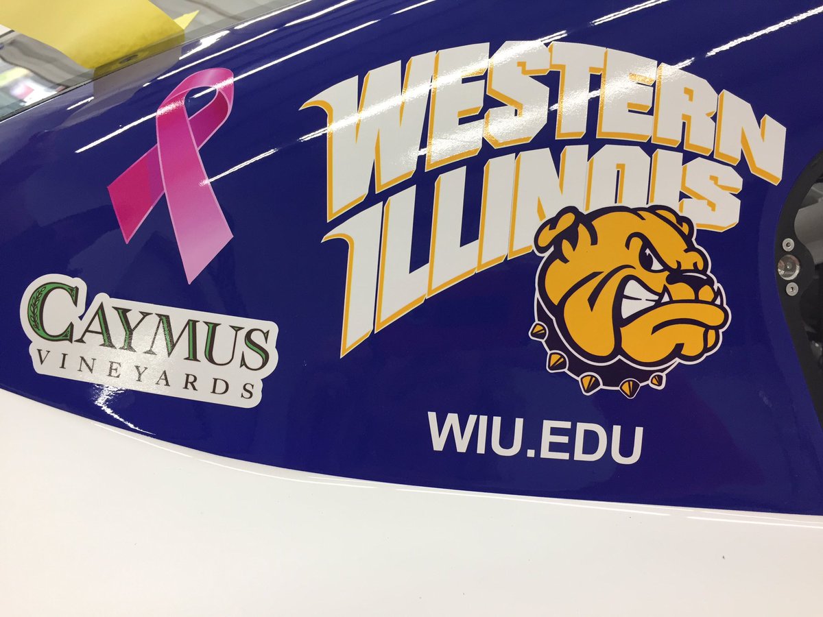 GEICORacing's tweet photo. We want to welcome @WesternILUniv aboard @tydillon's GEICO Chevy @ChicagolndSpdwy this weekend! #Leathernecks #nascar https://t.co/1x7xIa57WR