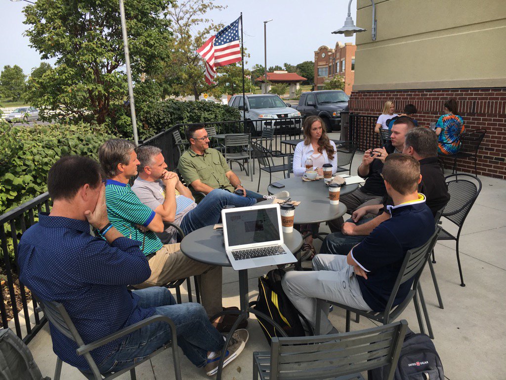 We love getting together with #KC planters and talking about #churchplanting.