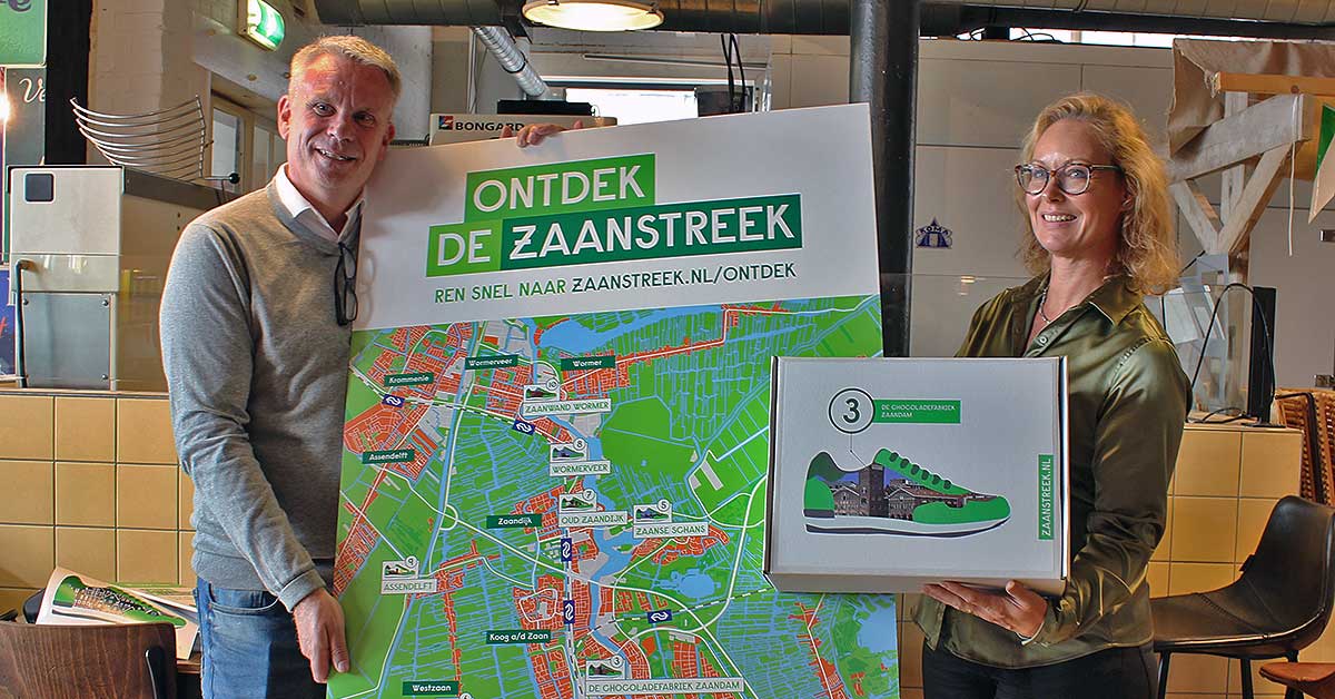 Deelnemers @damtotdamloop opgelet! Check actie #ontdekdezaanstreek en maak kans op 'customized'  Zaanse sneakers ow.ly/qntw30f61vY