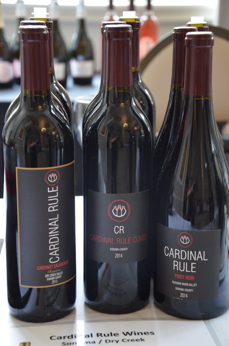 ShepherdDist1's tweet image. Wine of the Week!!! CARDINAL RULE Dry Creek Cabernet Sauvignon, Russian River Pinot Noir, Sonoma Cuvee, and Rose' #Cardinalrule #wine