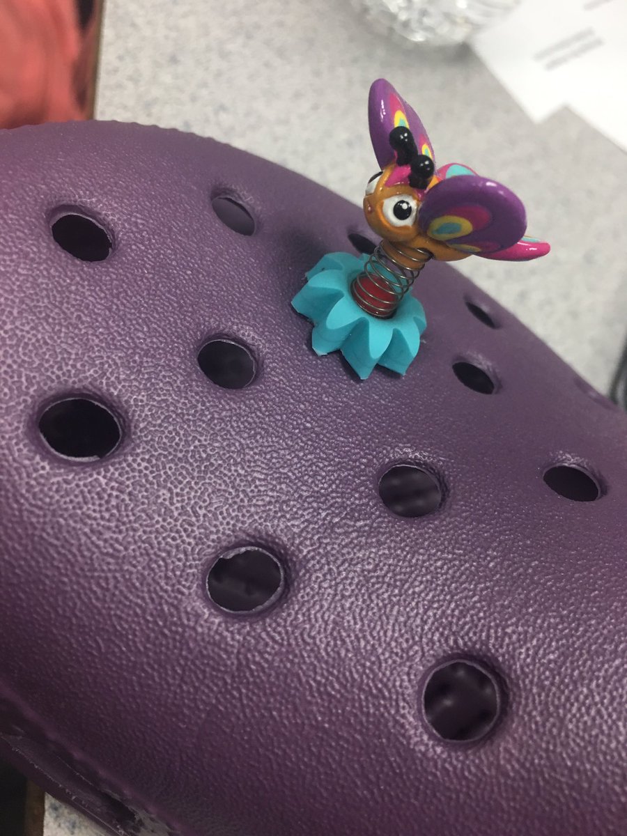 planocrocs's tweet photo. Jibbit of the Week goes to @_kristenyoder she's new to the croc game and is flyin' high #2ndbestyoder #TimistheGOAT https://t.co/wReYgxONfy
