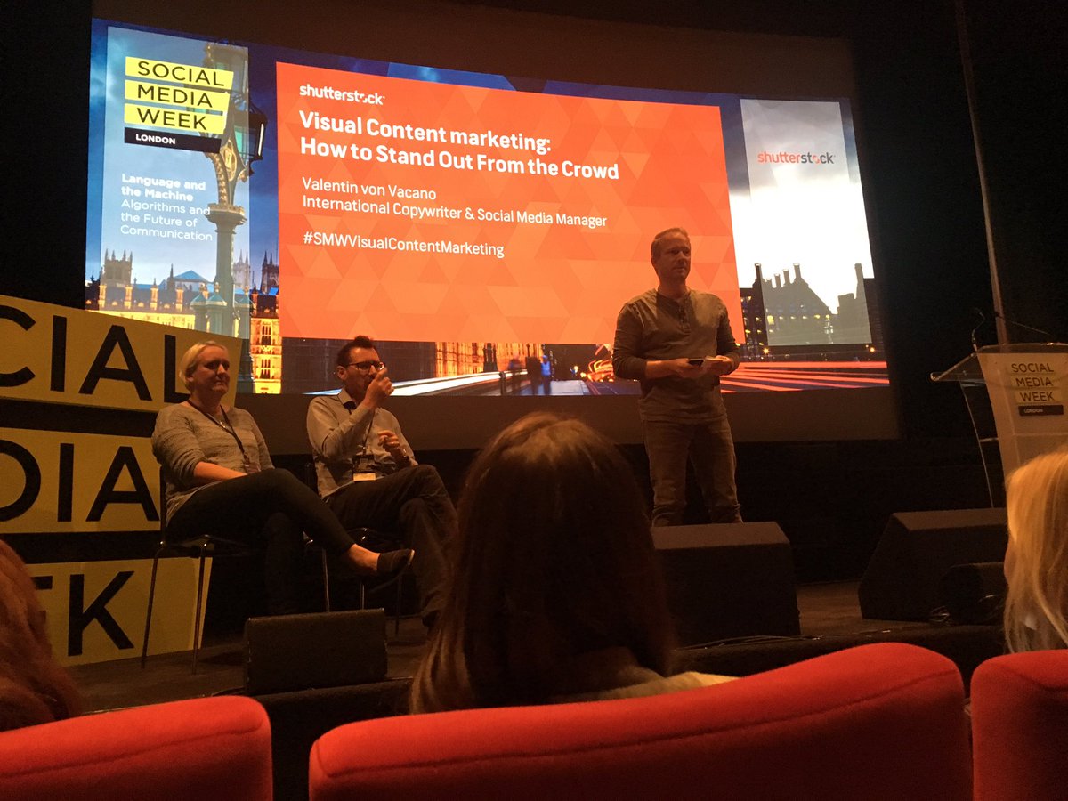 "Demand for visual content is on the rise" @VVVacano #SMWVisualContentMarketing