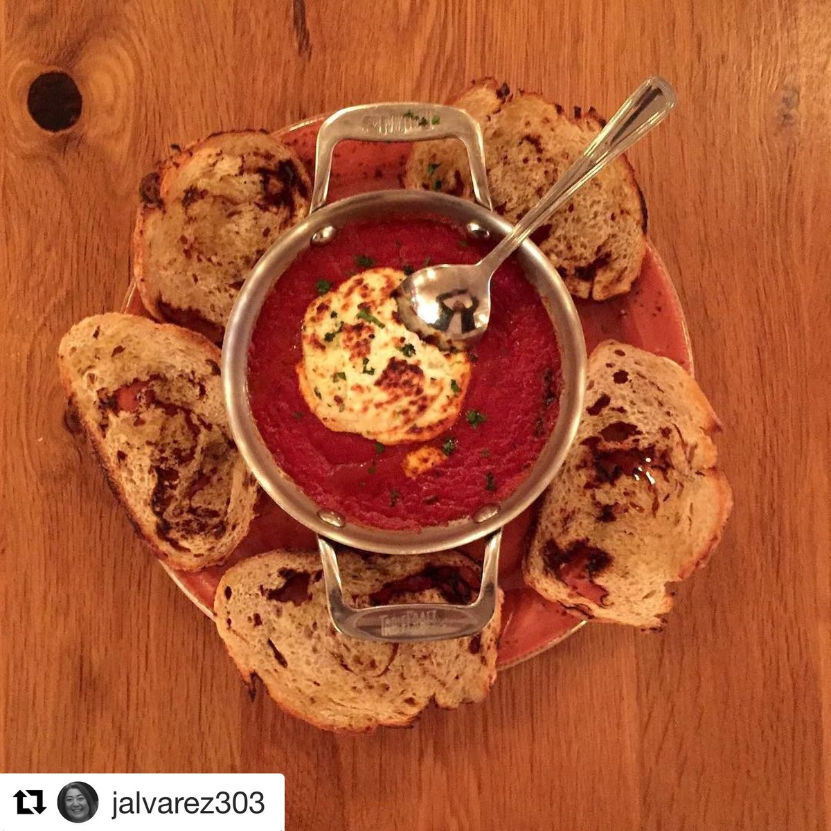 There’s no “I” in Baked Local Goat Cheese, but there is a “G.O.A.T.” 🔑🏆🧀 #WeTheBestGoatCheese #AnotherOne 

📸: Joni Alvarez
