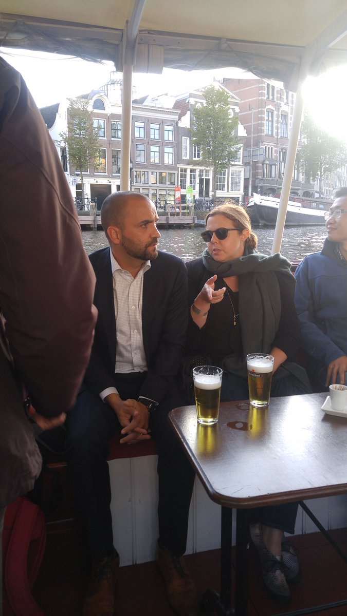 ed80's tweet image. On the semantics boat with @miguelrgonzalez and @ptexpat #semantics2017