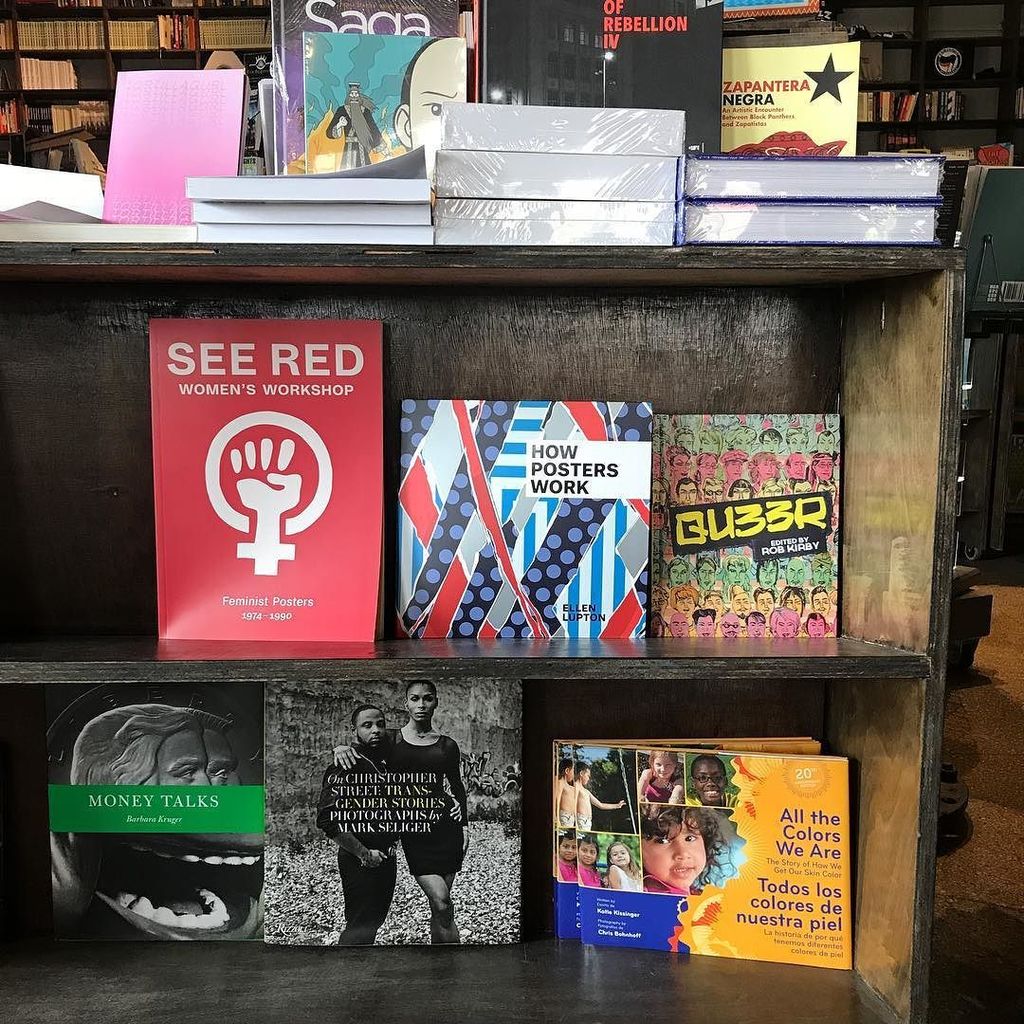 ellenLupton's tweet image. My book at Red Emma's! Street cred! @cooperhewitt @mica_irl #howposterswork ift.tt/2w5bVWc