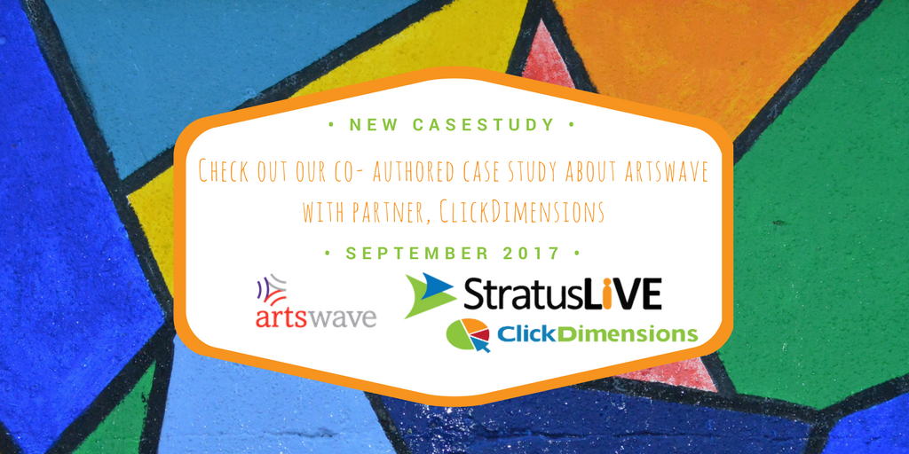 StratusLIVE's tweet image. Check out our latest co-authored case study with @ClickDimensions about @ArtsWave! buff.ly/2xv82tY