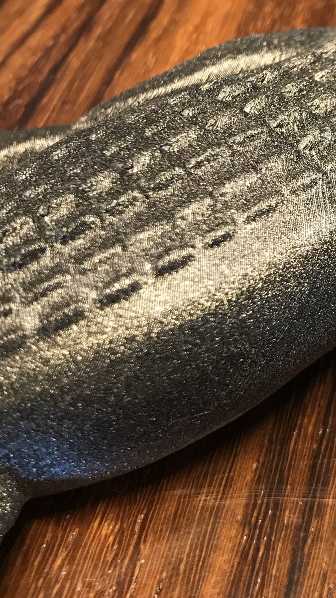 ColorFabb's tweet photo. This croc landed on our desk today.  Yes it's #3DPrinted on @blackbelt3d. Photos can't truly display the diffuse reflection. @TCTEvents soon https://t.co/PD8KCzWcBR