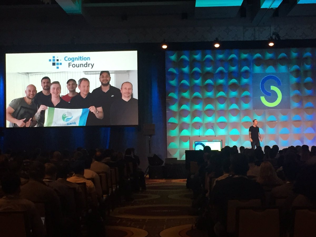 <a href="/ShaunFrankson/">Shaun Frankson</a> "we needed to scale globally, overnight - so we turned to <a href="/CognitionFoundr/">Cognition Foundry</a> and @IBMLinuxONE for help"