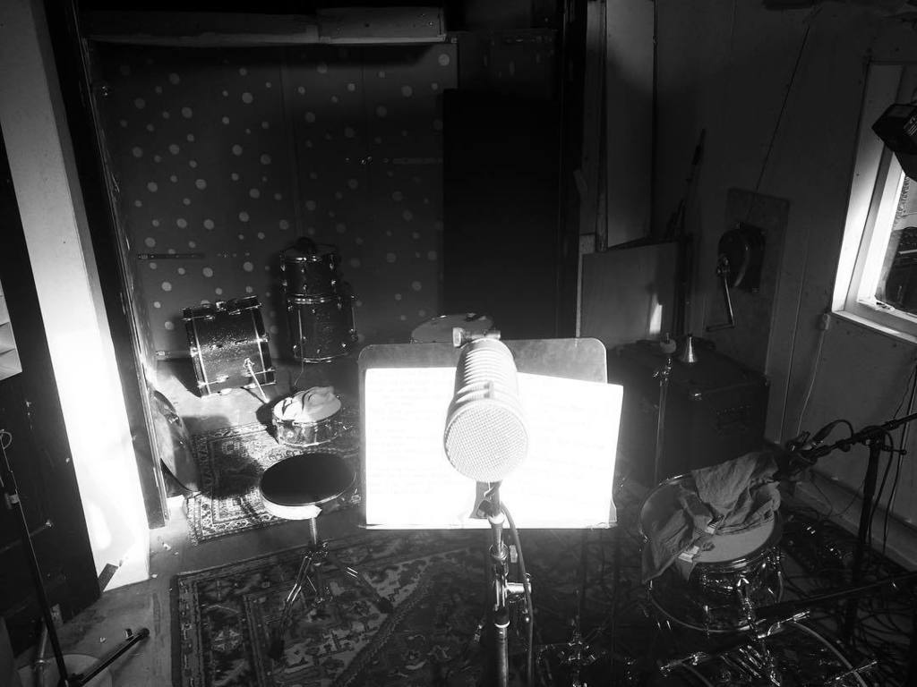 Finished the vocals for the @lastnightonearthfest  themesong @kytopia030 w/ <a href="/simondepimon/">Berolover🖤💛</a> ! Sounds like Kiss meets Talking Heads meets AC/D…