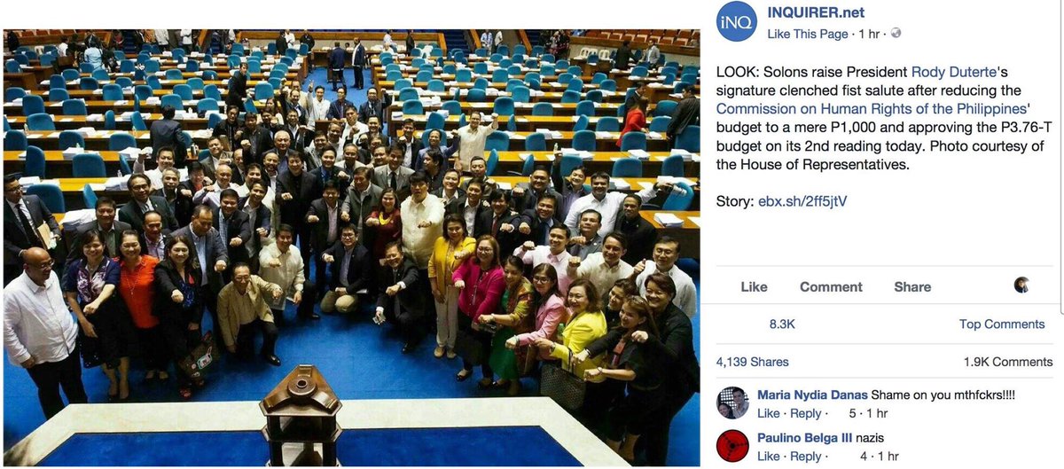 caffeinatdclara's tweet photo. All #119 of you dont deserve that seat and to be called honorable.
#DefendCHR #IStandWithCHR https://t.co/P7VT7zSwhq